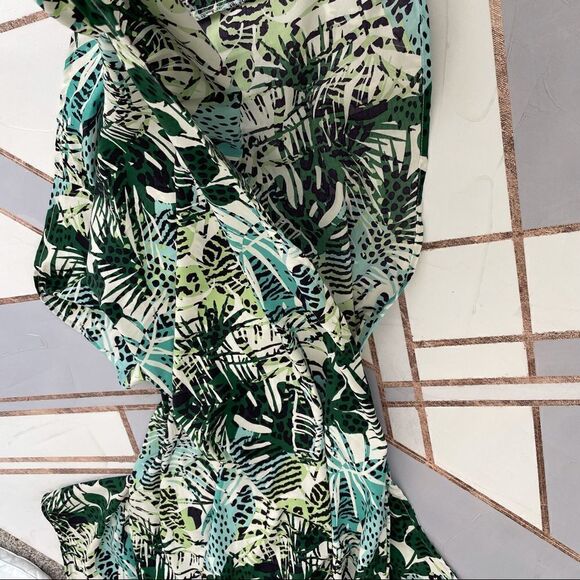 AMERICA & BEYOND Palm Maxi Dress Swimsuit Cover Up - Picture 8 of 12